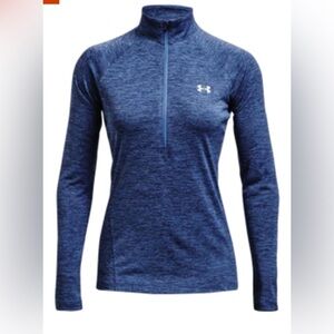 Under Armour tech 1/2 half zip pullover women XS extra small loose fit heat gear
